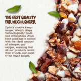 FOREST UP Snack Açaí Tropical Trail Mix 7oz - The True Organic Brazil Nuts Roasted + Dried Apple + White Raisins + Pineapple + Passion Fruit frootnibs