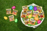 Haribo Easter Candy - Plastic Egg with Gummi Bear Goldbears - 6 Mini Treat Sized Bags in Original Flavors - Individually Wrapped Fruity Gummy Bears