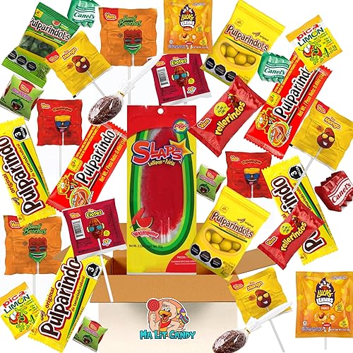 5 Pounds Box, 200+ Mexican Candy Variety Pack - Bulk Mexican Candy - Great For Pinata, Office, & Gifting by MA LIT CANDY
