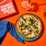 Banza Plain Crust Frozen Pizza from Chickpeas - High Protein, Gluten Free, Lower Carb Vegan Pizza Crust - 2 Pack, 13.4oz