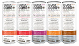 CELSIUS Fitness Drink 9-Flavor Variety Pack, Zero Sugar, Slim Can 12 Fl Oz (Pack of 12)