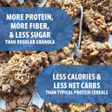 Julian Bakery® ProGranola® Cereal | Vanilla Cinnamon | 12g Protein | Paleo | 2 Net Carbs | Gluten-Free | Grain-Free | 3 Pack