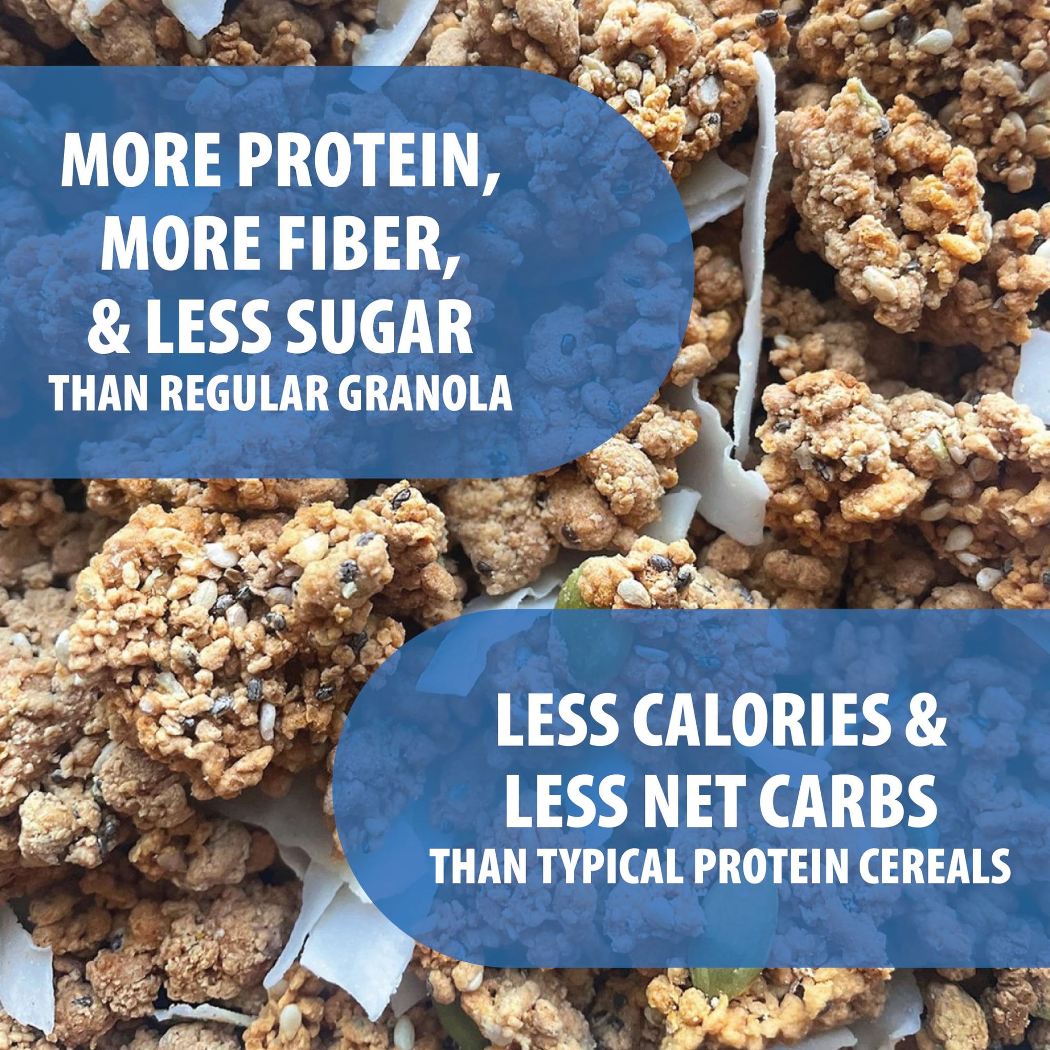 Julian Bakery® ProGranola® Cereal | Vanilla Cinnamon | 12g Protein | Paleo | 2 Net Carbs | Gluten-Free | Grain-Free | 3 Pack