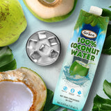 Grace 100% Pure Coconut Water - 1 Liter - 3 Pack - Fresh Coconut Water