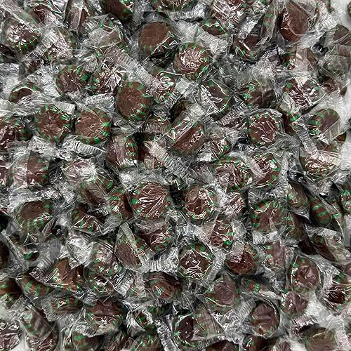 CandyBoxed Chocolate Mints | Individually Wrapped 3 Pound | Bulk Peppermint Chocolate Candy | Chocolate Starlight Mints hard Candy