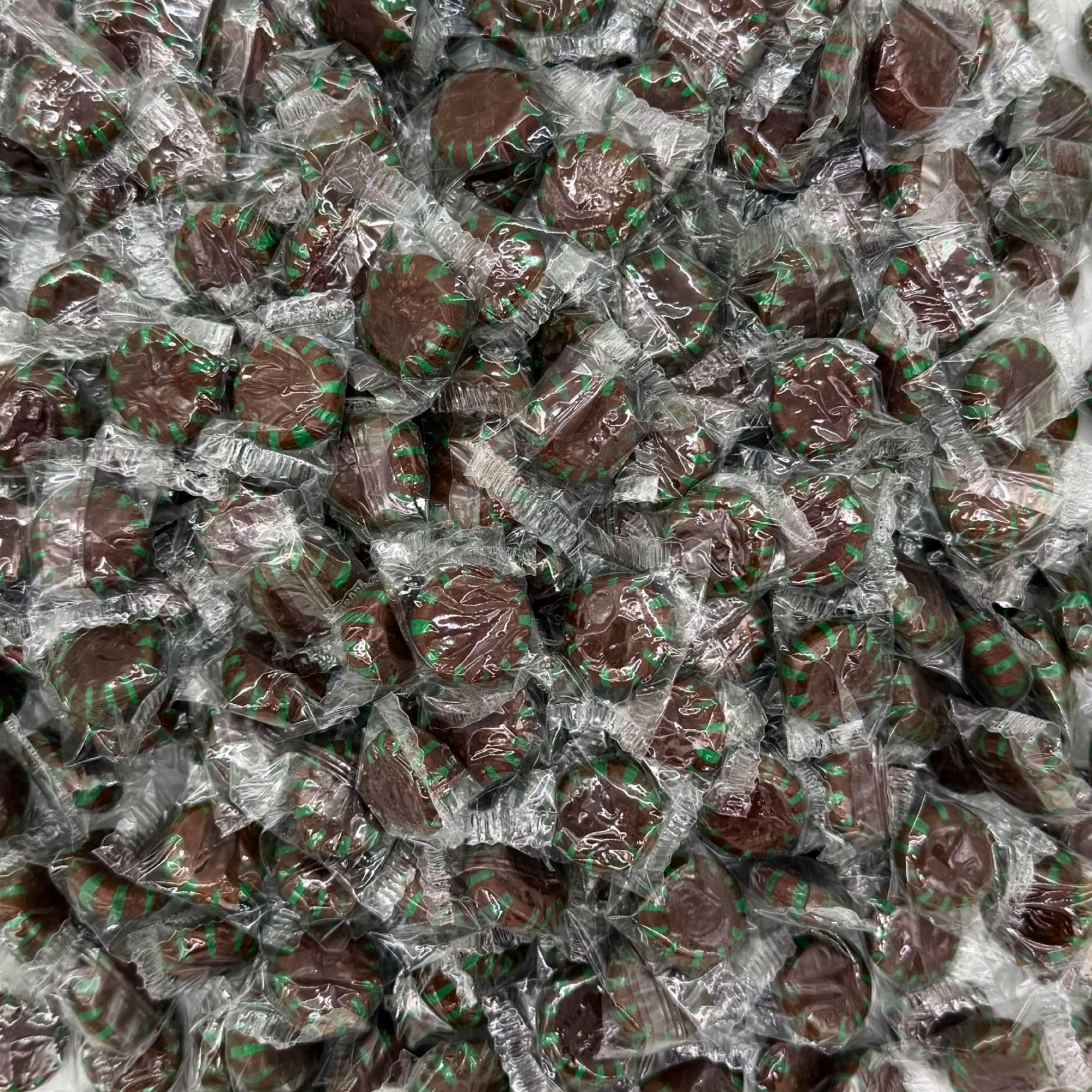 CandyBoxed Chocolate Mints | Individually Wrapped 3 Pound | Bulk Peppermint Chocolate Candy | Chocolate Starlight Mints hard Candy