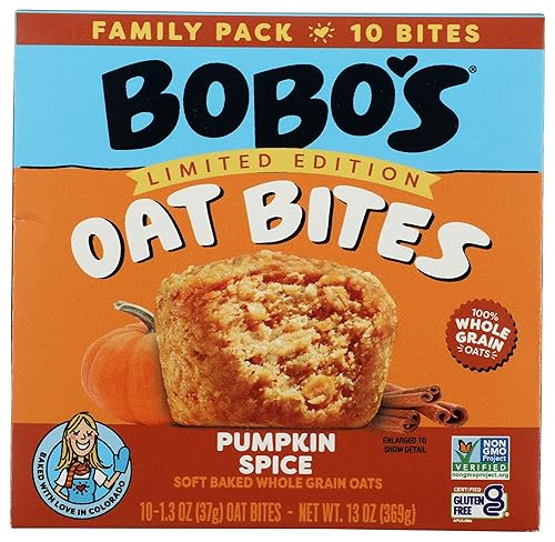 Bobo'S Oat Bars Pumpkin Spice Oat Bites, 13 Oz