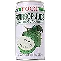 Foco Soursop Juice Drink (Jugo De Guanabana/Graviola) - 11.8 Oz (350 Ml) - Pack of 24