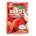 Kasugai Peach Gummy Candy 3.77 oz each (4 Items Per Order)