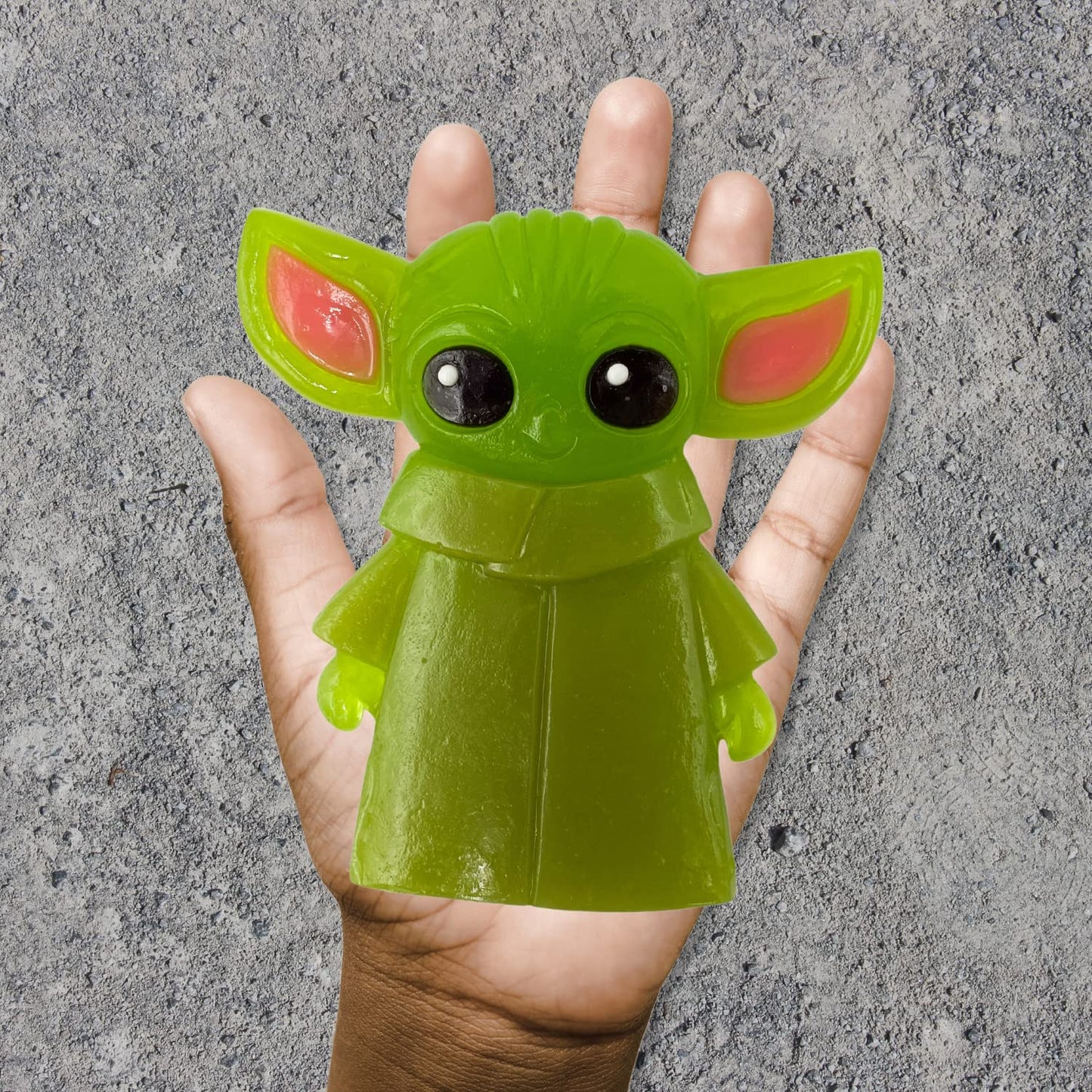 Galerie Star Wars The Mandalorian Grogu Gummy Candy with Mini Frog Treat, Fruit Punch Flavored Party Favors, Easter Basket Stuffers for Kids, 6 Ounces