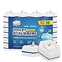 CleanGenius Disposable Prefilled Toilet Cleaning Scrubbers (30 Count)