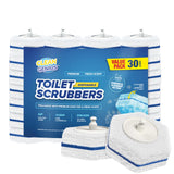 CleanGenius Disposable Prefilled Toilet Cleaning Scrubbers (30 Count)