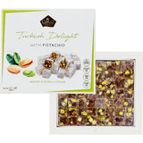 Cerez Pazari Turkish Delight Pistachio Candy Gourmet Premium Vegan Sweets Medium Gift Box 420g | Sweet Luxury Traditional Confectionery Soft Candy