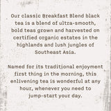 Allegro Coffee Allegro Tea, Tea Bags, Organic Breakfast Blend, 20 Count