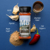 Spiceology & Derek Wolf - Maple Bourbon Seasoning - Sweet & Smoky Barbeque Rubs, Seasonings and Spice Blends - Use On: Ribs, Pork Shoulder, Beef