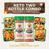 Keto Combo Herb, Spice and Seasoning Gift Set, Pack of 2 - Everything, Taco Tuesday - Premium All Natural & Healthy Spice Blend - Chicken, Beef