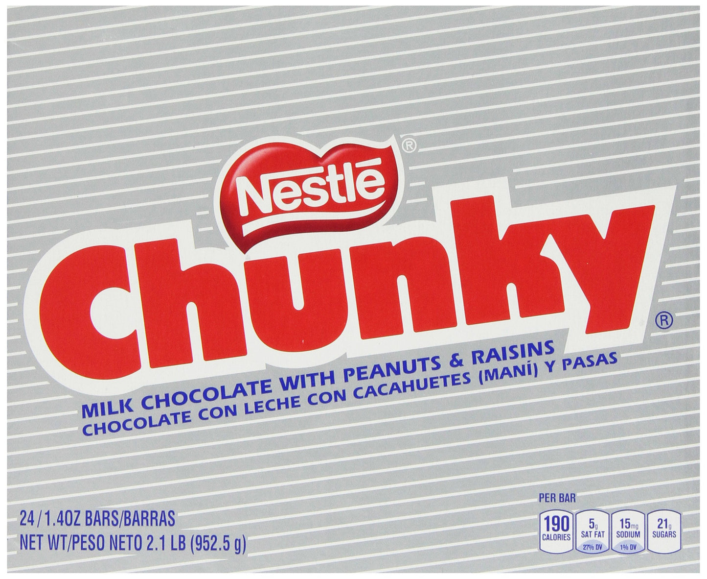 Chunky Single Candy Bars (Pack of 48)