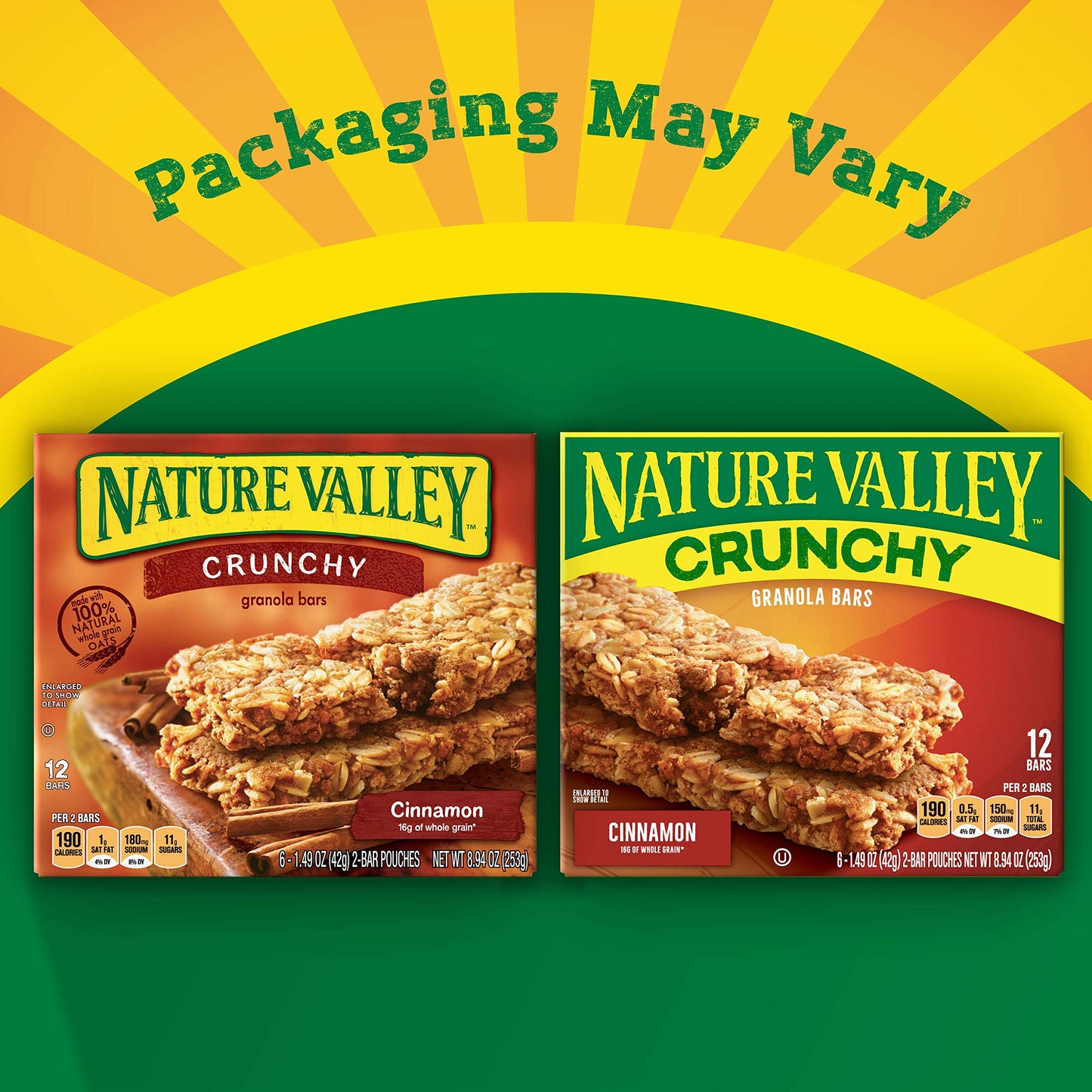Nature Valley Cinnamon Granola Bars, 6 ct