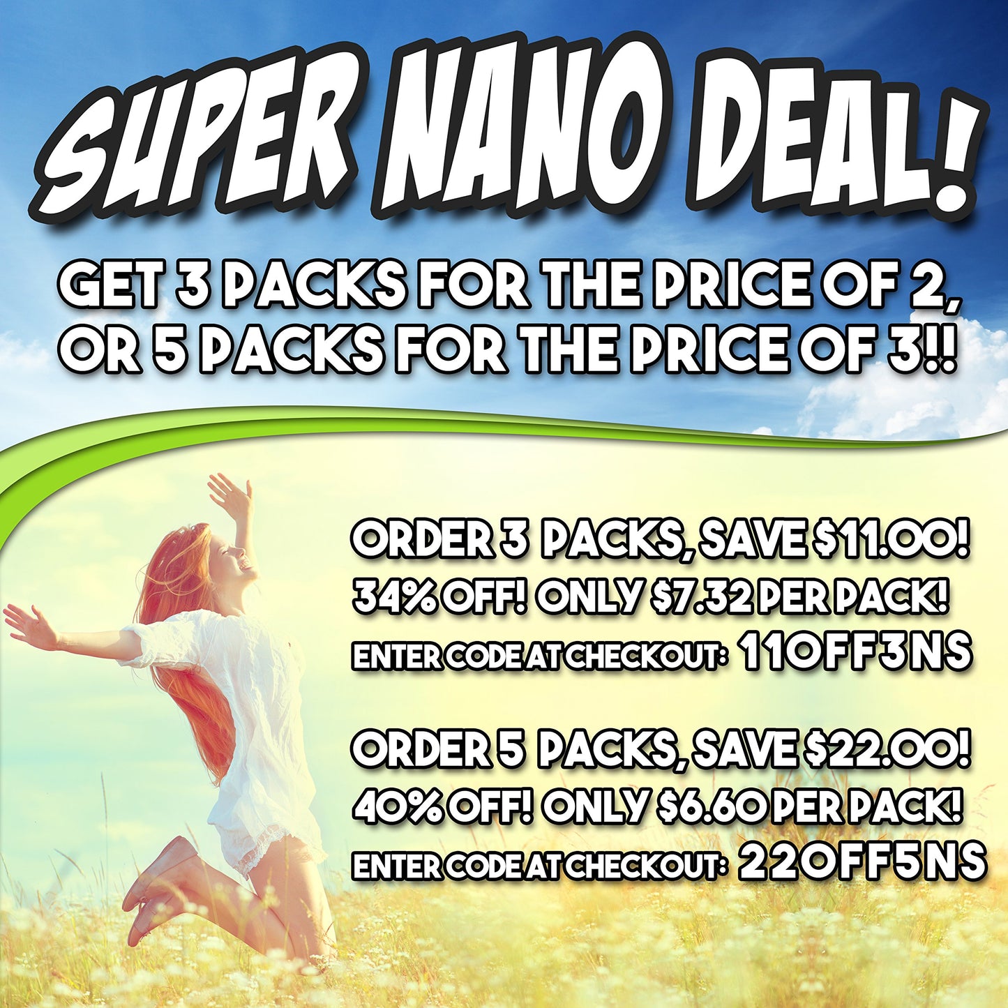 Nano Sponge Cleaning Sponges. Supersized Everyday Heavy Duty Household Kitchen and Dish Sponge. 2 Pack. 6 x 4