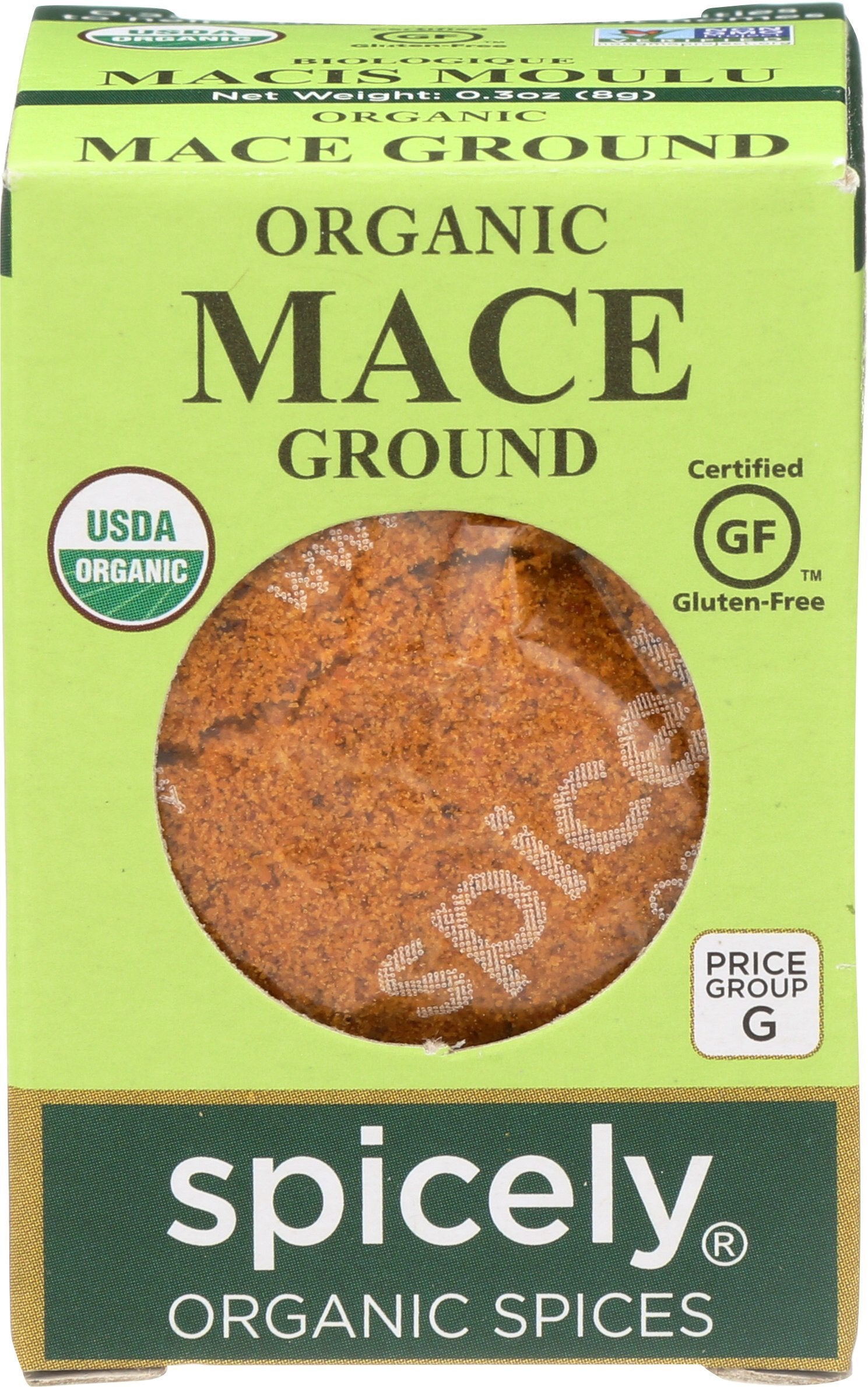 SPICELY Organic Ground Mace, 0.3 OZ