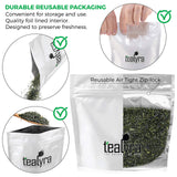 Tealyra - Gyokuro Ureshinocha - Finest Hand Picked - Best Japanese Green Loose Leaf Tea - Caffeine Level Medium - 200 (7-ounce)