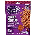 Saffron Road Bombay Spice Crunchy Chickpea Snack, 6oz - Gluten Free, Non-GMO, Halal, Kosher, Vegan