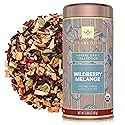 Teabloom Organic Herbal Tea, Wildberry Mélange Loose Leaf Tea, Berry Flavor Herbal Tea, USDA Organic Certified and Kosher Certified Fruit Tea Blend