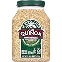 RiceSelect White Quinoa, Premium White Seeds, Gluten-Free, Non-GMO, Good Source of Fiber and Protein, 22oz Jar (Pack of 1)