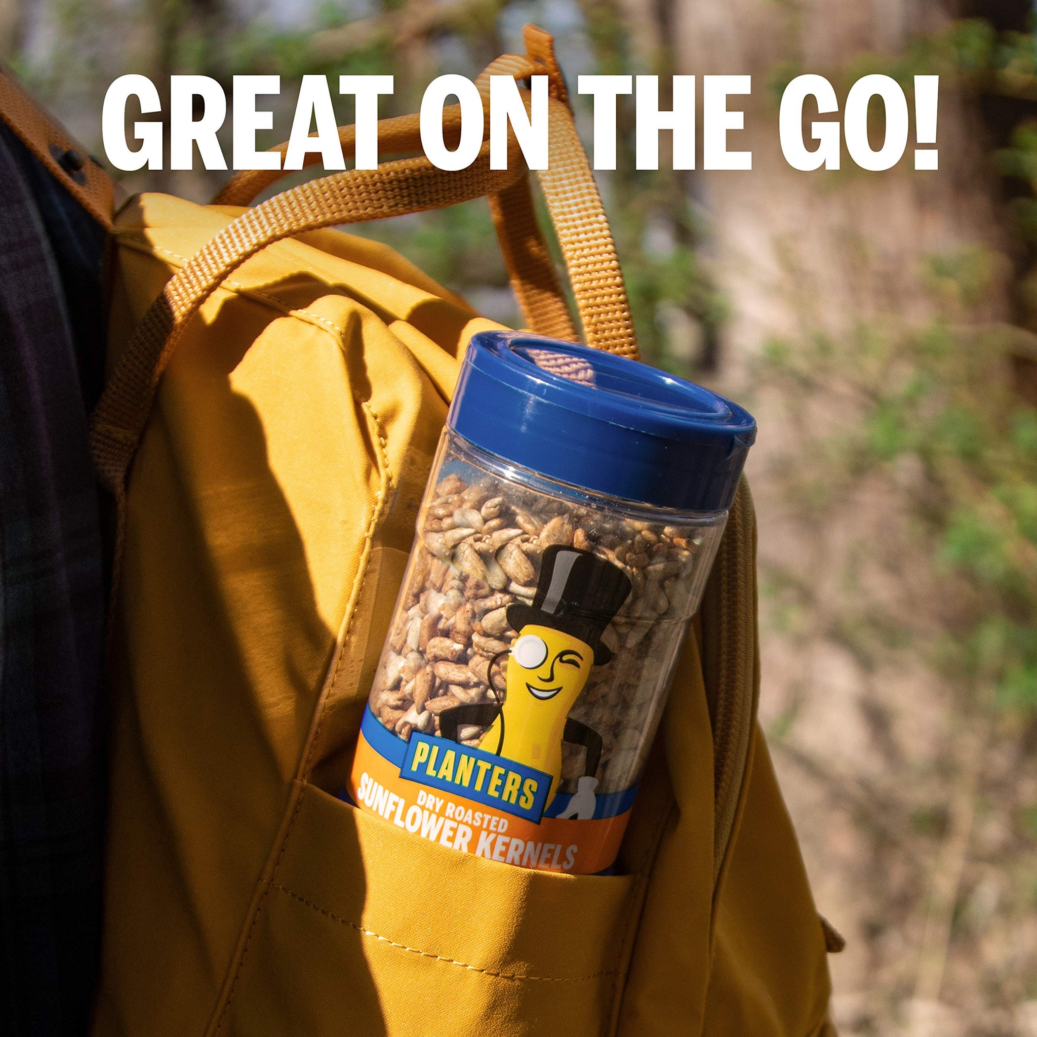 PLANTERS Pop & Pour Dry Roasted Sunflower Seeds to Eat, Road Trip Snack, Plant-Based Protein, Snacks for Adults, After School Snacks for Kids, Bulk
