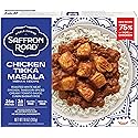 Saffron Road Frozen Chicken Tikka Masala - High Protein, Seed Oil Free, Chickens Raised with No Antibiotics, No Artificial Ingredients, Gluten-Free