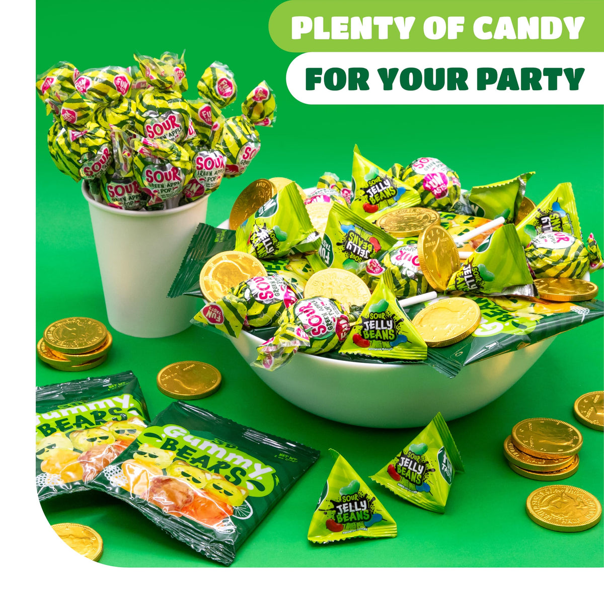 St Patrick's Day Candy Assortment - Individually Wrapped Candy - 2 Lb Pack