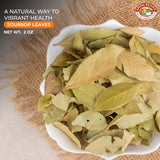 Angel Brand Dried Guanabana Leaves for Herbal Tea - Ideal for Brewing Refreshing and Beneficial Drinks - 2oz