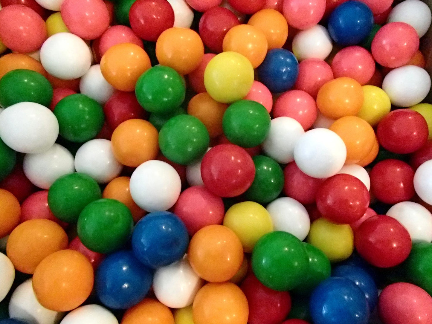 Dubble Bubble Assorted Gumballs 1 inch Diameter - 1" - 1 pound (16 OZ)