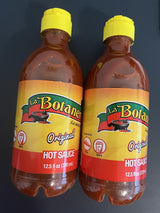Hot Sauce Bundle - INCLUDES 2 Bottles of Mexican Hot Sauce LA BOTANERA Original 25oz TOTAL - Great to Compliment your Snacks or as a Hot Sauce Gift
