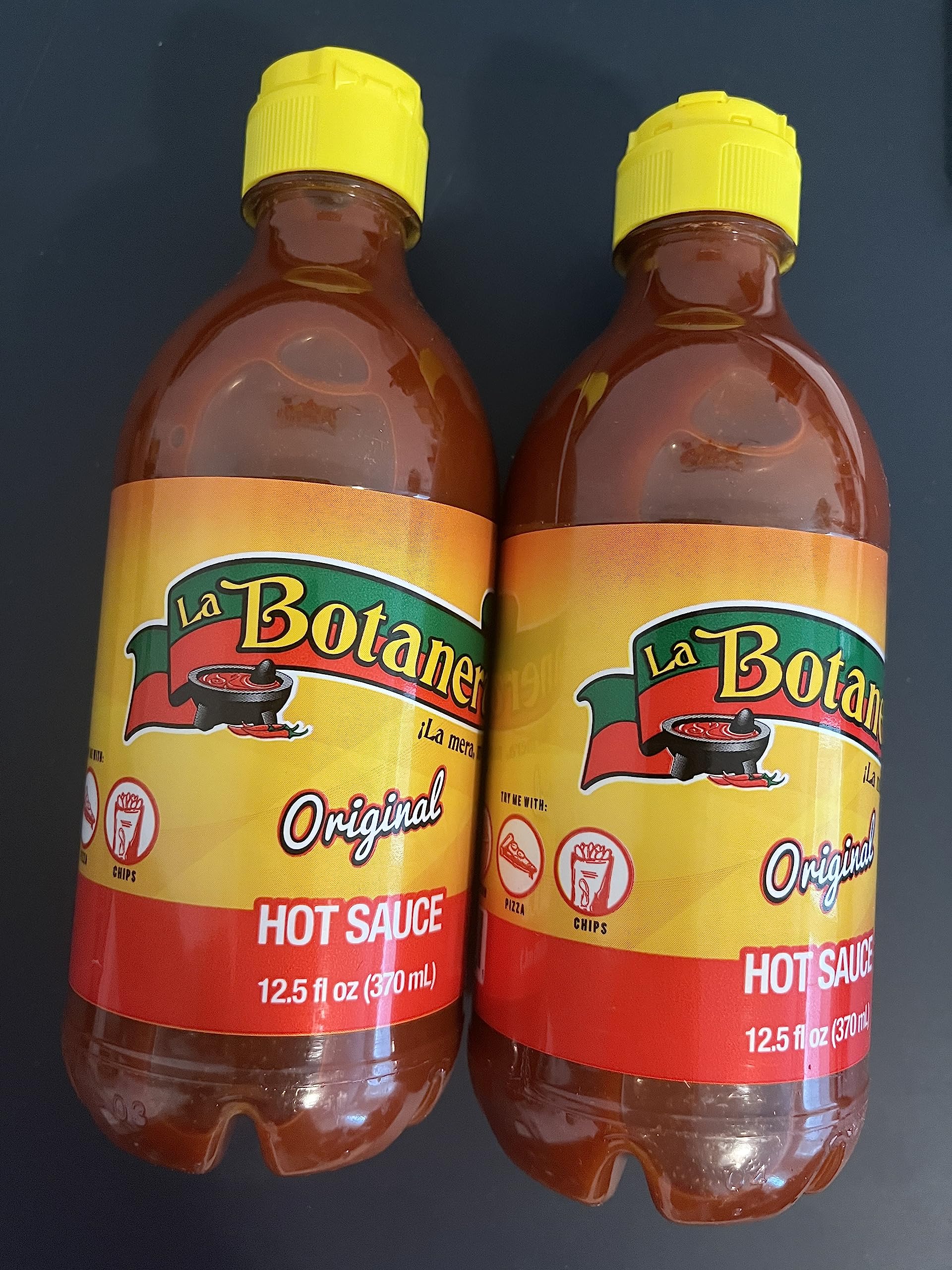Hot Sauce Bundle - INCLUDES 2 Bottles of Mexican Hot Sauce LA BOTANERA Original 25oz TOTAL - Great to Compliment your Snacks or as a Hot Sauce Gift