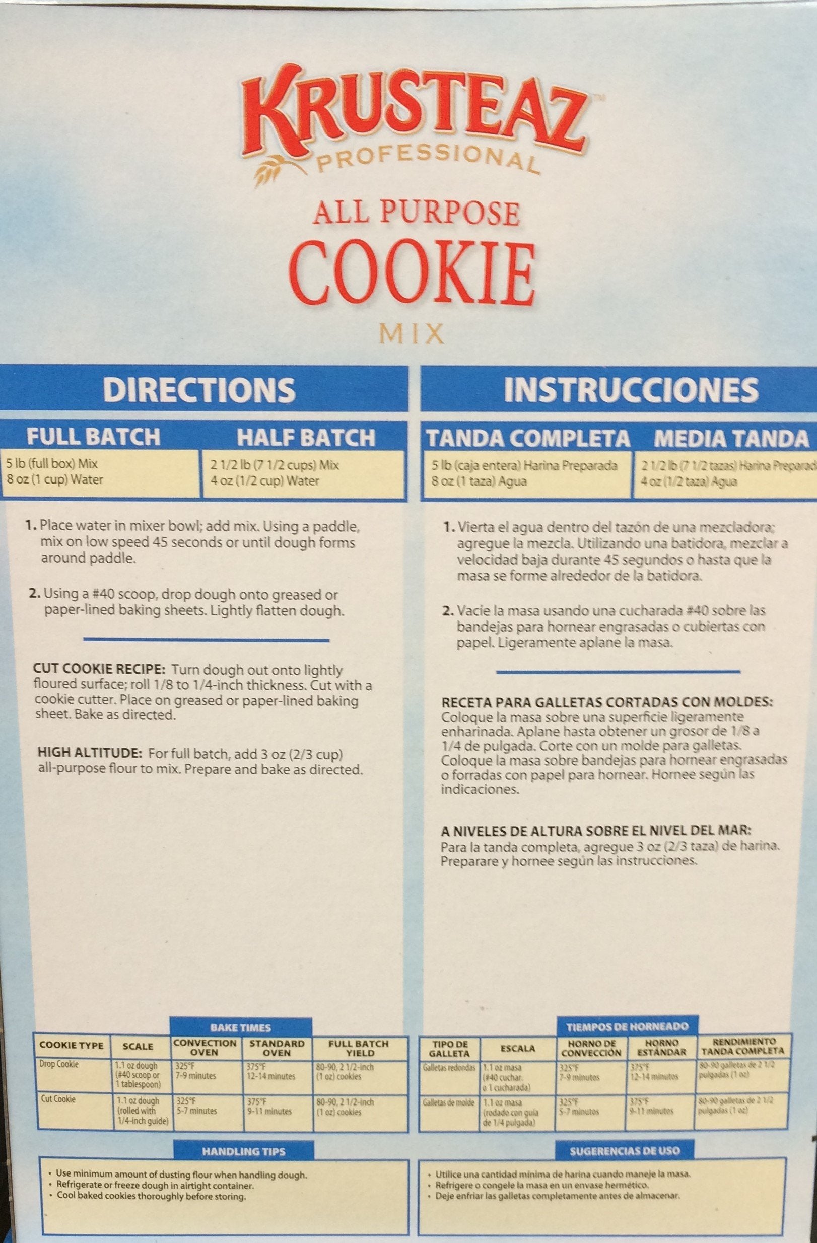 Krusteaz All Purpose Cookie Mix, 5-Pounds