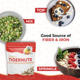 Skyland Kitchen Organic Sliced Tigernuts 12oz, Nut-Free, Raw Snack, Gluten-Free, Vegan, Paleo Friendly, High Fiber, Non-GMO