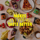 FLYBYJING Chili Crisp Bundle: Four Premium Chili Sauces Good on Noodles, Proteins, Veggies & Everything - Spicy, Savory, Crunchy Vegan Hot Sauces