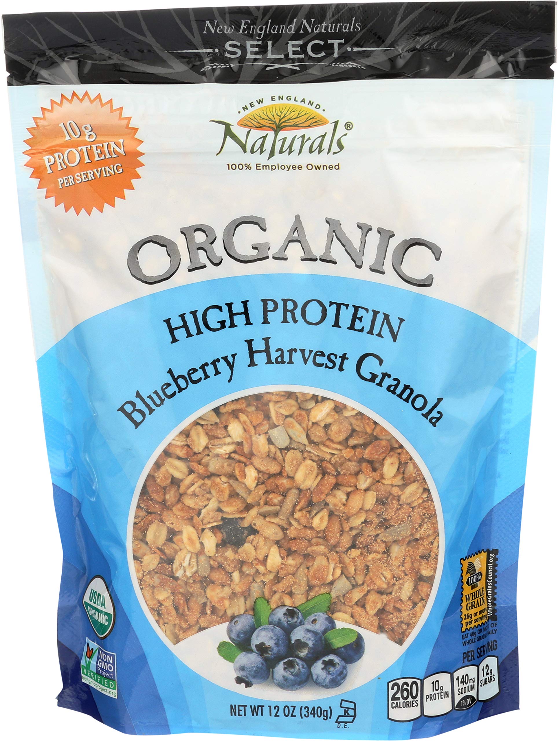 New England Natural Granola High protein Blueberry, 12 oz