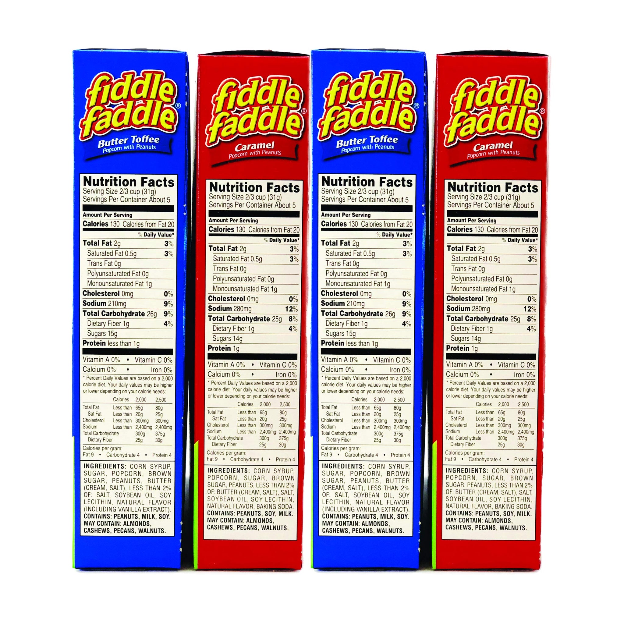 Fiddle Faddle Carmel Popcorn - The Two BEST Flavors All In One Convenient Bundle!