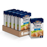 Progresso Panko Crispy Bread Crumbs, Plain, Cooking Ingredient, 8 oz (Pack of 6)