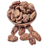 NY Spice Shop Apple Pie Pecans - 1 Pound Candied Whole Pecans Bulk - Healthy Snacks Mix Proteins - Crunchy Delicious Treat