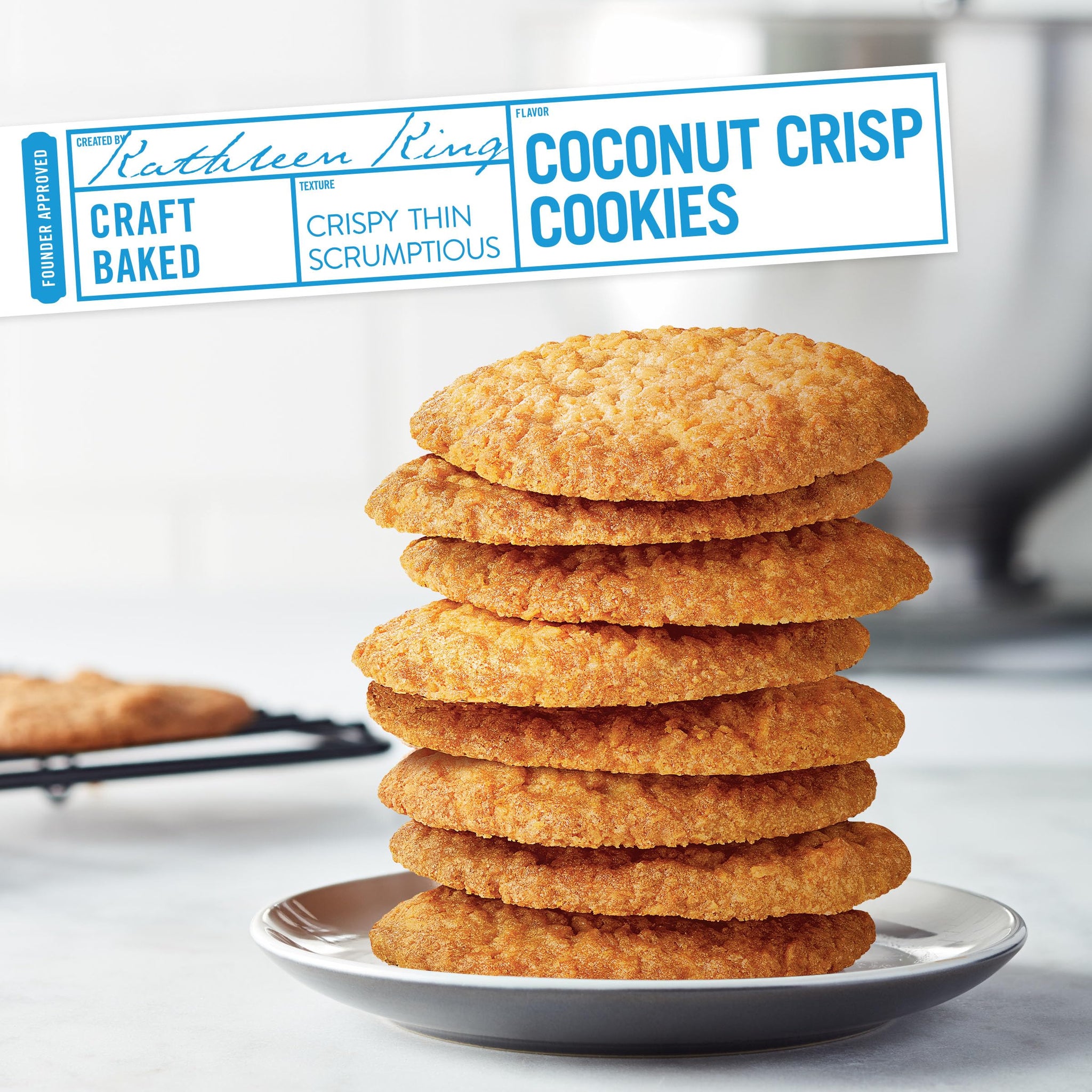 Tate's Bake Shop Coconut Crisp Cookies, 7 oz