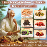Dr. Lu’s Organic Ginseng Five Treasures Tea Kidney Tea | Ginseng Six Treasures tea for Kidney Cleanse Detox & Repair with Maca Root in Corn Fiber