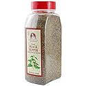 Black Pepper Ground Powder - Chefs Quality 1 LB (16Oz) | Best Food Seasoning | Premium Restaurant Quality (Black Pepper)