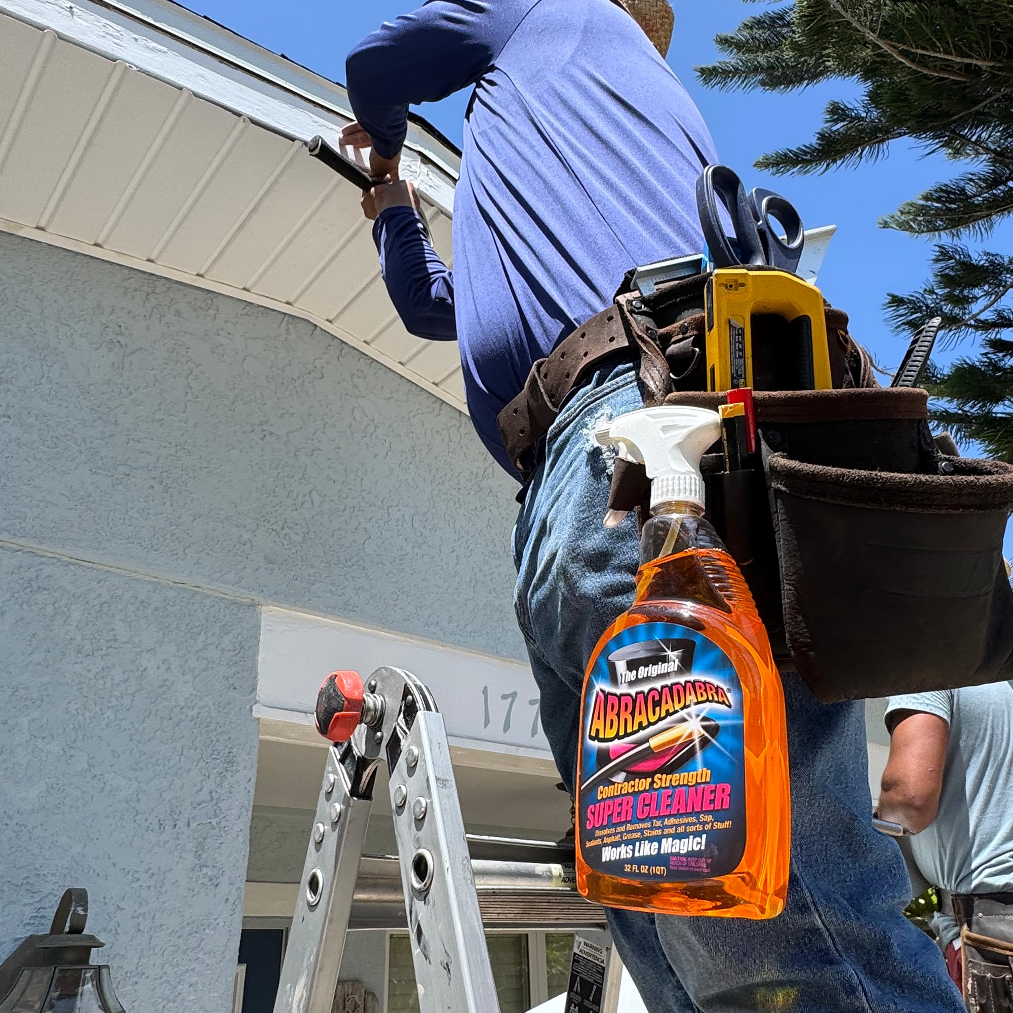 Abracadabra® - Contractor Strength Super Cleaner - Proven Roofer’s Formula for Removing Tar, Adhesive, Grease, Sap & Uncured Foam - Heavy-Duty for the