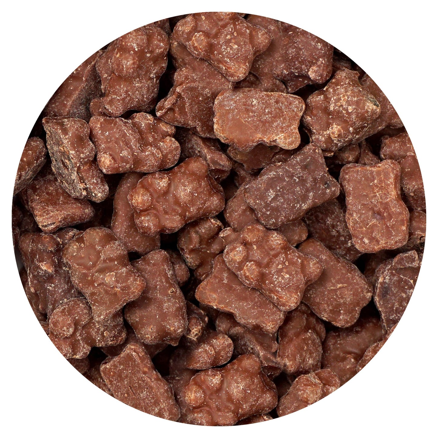 Milk Chocolate Covered Gummy Bears, 1 Pound Bulk Bag, Chocolate Candy, Gummy Bears, The Hampton Popcorn & Candy Company