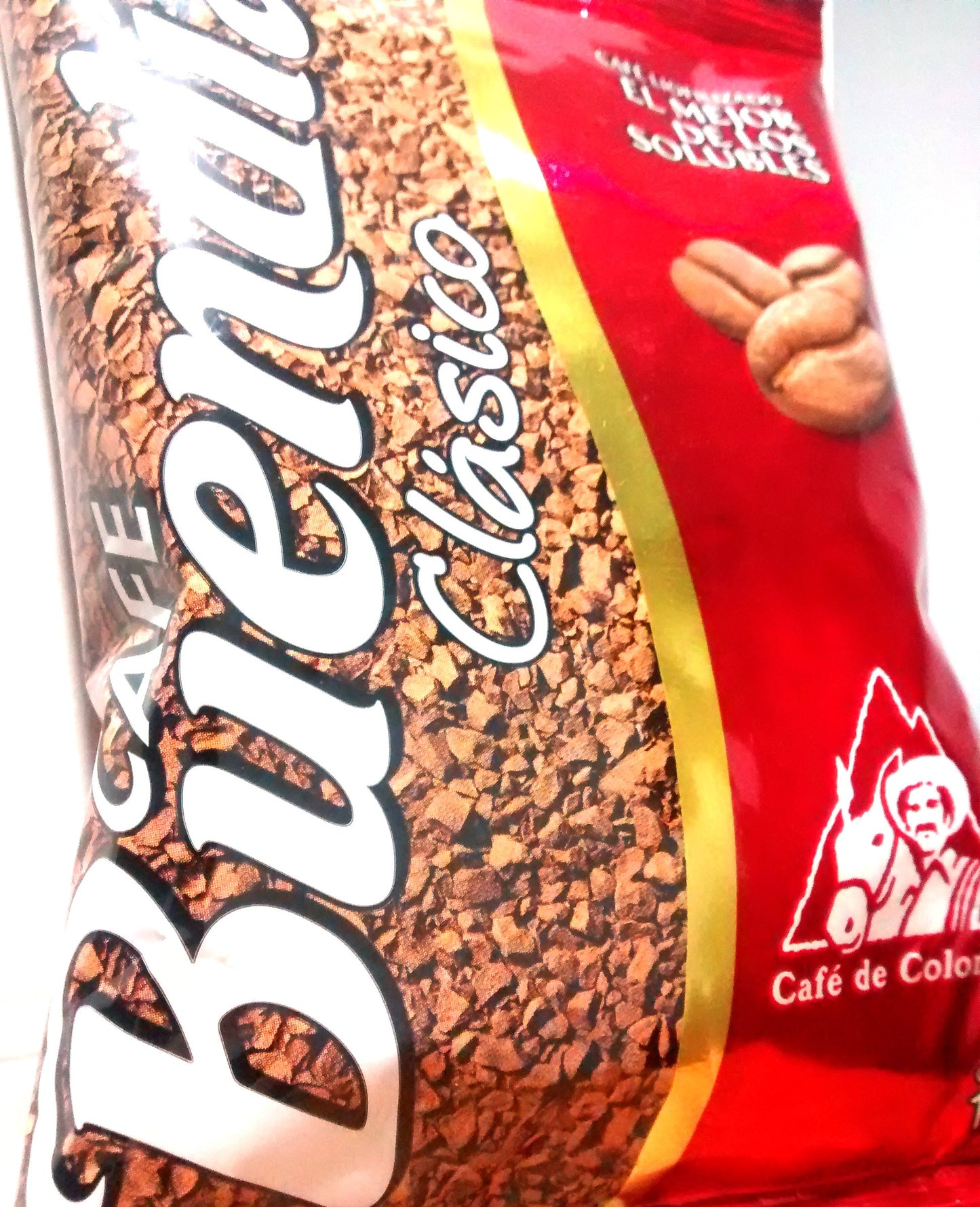 Buendia Instant Coffee, 100% Colombian Freeze Dried Coffee - 3.52 oz, 100g.