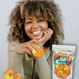 Freeze Dried Candy Peach Rings Variety Pack - Crunchy Candy Snack - Space Theme Party Favor Gift Idea, 2 oz
