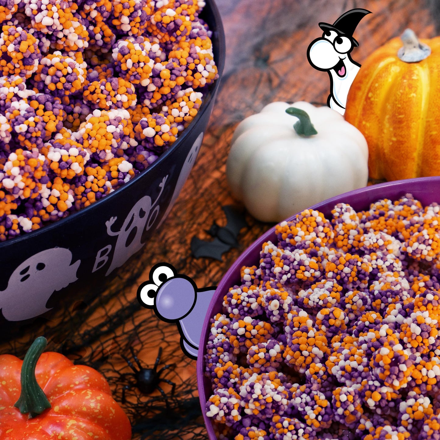Nerds Gummy Clusters Candy, Spooky, Halloween Candy, 3 oz sharepack (Pack of 12)